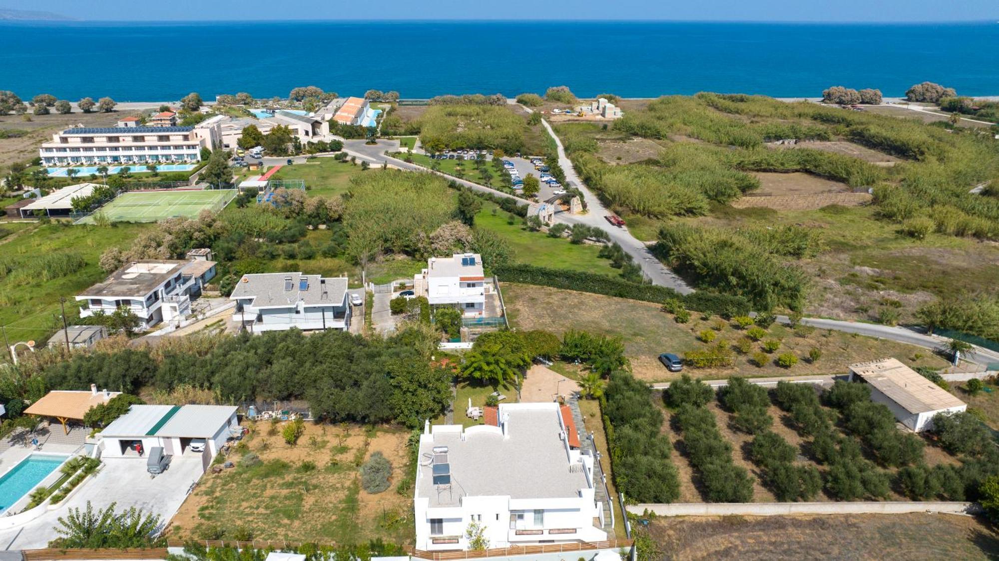 Villa Eleni 100M From The Sea Rapanianá Eksteriør billede